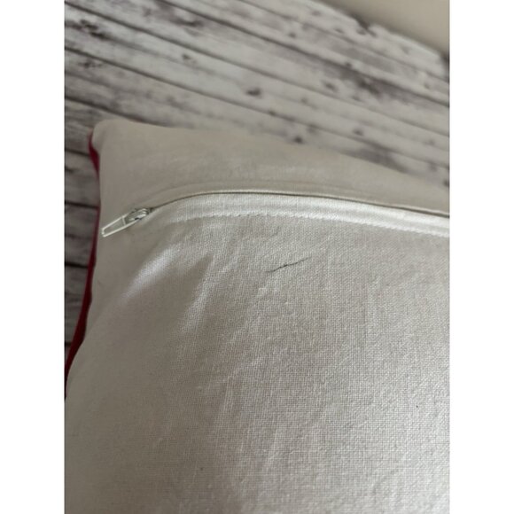 Alice Tait New York City Map Printed Embroidered Pillow Feather Filled 13” X 20” - Picture 12 of 15